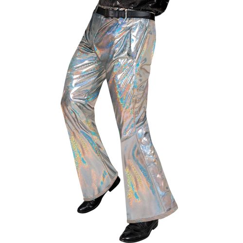 Pantalon Holographique Disco Homme - Taille: Xl
