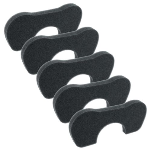 vhbw 5x filtre compatible avec Bosch BGL2B1328/01, BGL2UA2008/12, BGL2U400GB/12, BGL2U400GB/13 aspirateur - Filtre en mousse noir