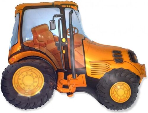 SJZG-, Ballons Anniversaire, Tracteur, Ballons Pour Soirées À Thème, Fête À La Ferme Et Toute Célébration, Adaptés À L'Hélium Et À L'Air, 94 X 75 Cm, 1 Ballon