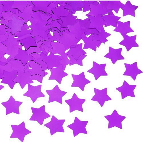 SJZG-Confettis En Forme D'Étoiles Pailletées En Papier Violet Foncé Pour Anniversaire, Mariage, Ballons Et Décorations De Fête - 200 G