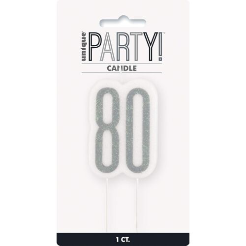 SJZG-Party- Bougie, 83872, Noir Et Argenté