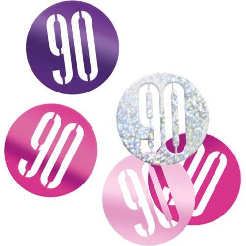 Sjzg-Party- Confetti, 83858, Rose/Argenté