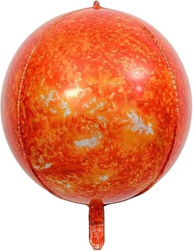 SJZG-Lot De 2 Ballons En Aluminium 4D En Forme De Soleil 45 Cm