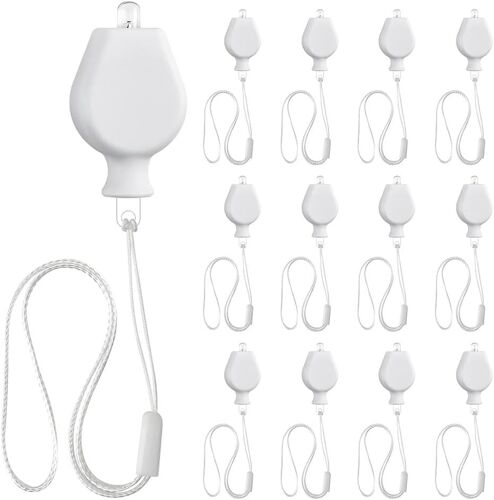 SJZG-12 Pièces Led Ballons Lampes, Led Balloon Lumière, Mini Lumières Led Pour Ballons, Led Ballon Lumineux Avec Batterie Et Corde Pour Lanterne Papier, Halloween, Noël Décoration (Blanc Chaud)