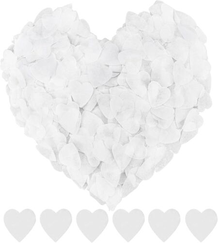SJZG-Lot De 12 000 Confettis Biodégradables En Forme De Coeur De 2,5 Cm, Confettis De Mariage Biodégradables Pour Ballons, Mariage, Décoration D'Anniversaire, Anniversaire De Mariage