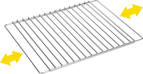 Jexnovashop-02547-Grille De Four, Extensible, Chromée, 42-60 X 34 Cm.