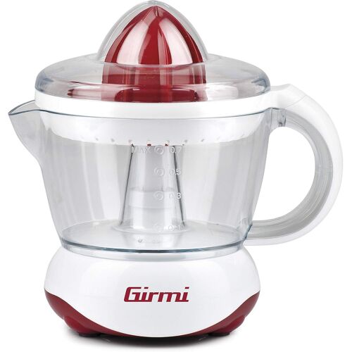 SR02 Presse-agrumes électrique, 25W, Double rotation, Capacité 700ml, Double cône de pressage petit et grand, Rouge-Blanc