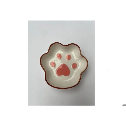 Coupelle Patte De Chat Mini Plat À Assaisonnement Petite Assiette 9 Cm X 9 Cm Patte De Chien