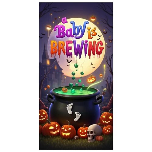 Bannière de porte d'halloween en Polyester, 72.83x35.43 pouces, fantôme d'hôpital, tête effrayante, décoration de scène, fournitures de fête d'halloween, photographie-90X185CM-TYPE12