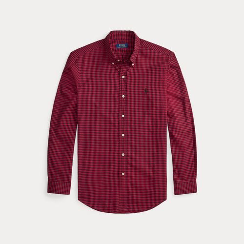 Chemise En Sergé Écossais Coupe Ajustée