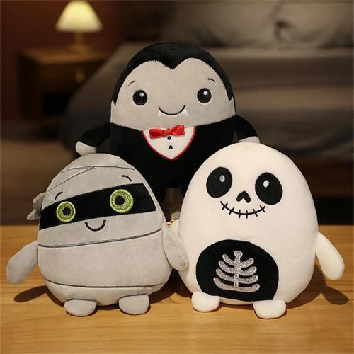Jouets en peluche de fête d'halloween, mignon, Vampire, citrouille, homme, jouets effrayants, décoration de chambre d'halloween, cadeau-E-20cm
