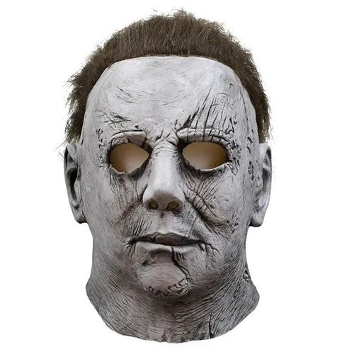 Masque En Latex De Film D'halloween, Masque D'horreur Réaliste, Masque De Cosplay Effrayant, Masque De Fête Costumée, Michael Myers, 1978-A