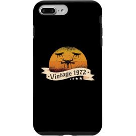 SJZG-Drones-Pilotes Anniversaire Né En 1972 Quadrocopter Drones Coque Pour Iphone 7 Plus/8 Plus