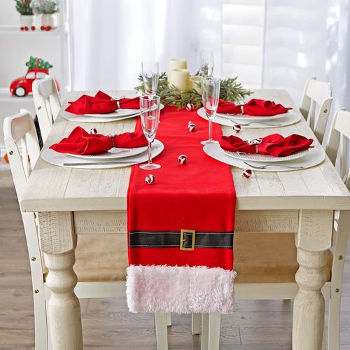 Ceinture De Père Noël, Coton/Polyester, 14 X 72 Cm