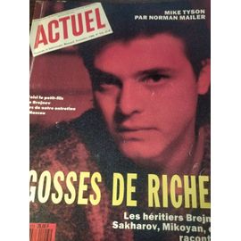 Actuel . Gosses De Riches . Mike Tyson . Polke . No. 113 . Novembre 1988