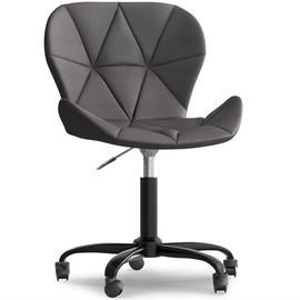 Chaise De Bureau Tapissée En Pu - Winka Structure Noire Gris