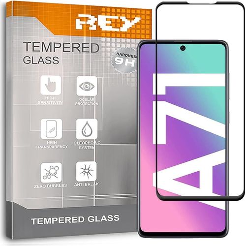SJZG-Verre Trempé 3D Pour Samsung Galaxy A71, Noir, Protecteur D'Écran Qualité Supérieure, Protection Complète, 3D, 4D, 5D