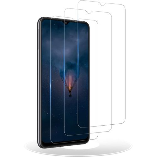 SJZG-Verre Trempé Pour Samsung Galaxy A70, [3 Pièces] Film Protection Pour Samsung Galaxy A70, Protection Ecran, Dureté 9H, Anti Rayures, Sans Bulles, Hd Transparent