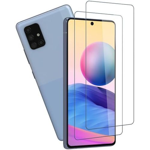 Sjzg-Lot De 2 Films De Protection D'écran En Verre Trempé Pour Samsung Galaxy A71 5g Dureté 9h Sensibilité Tactile Ultra Transparent Pour Samsung Galaxy A71 5g