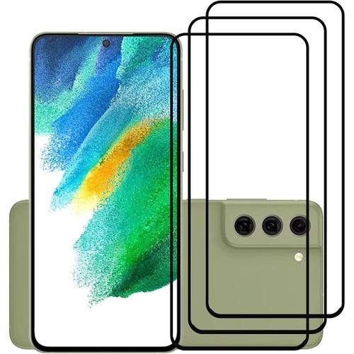 Sjzg-3 Pièces Verre Trempé Pour Samsung Galaxy S21 Fe,Film Protecteur Pour Samsung Galaxy S21 Fe,Vitre Protection Pour Samsung Galaxy S21 Fe,Dureté 9h,Sans Bulles,Anti-Empreintes Digitales