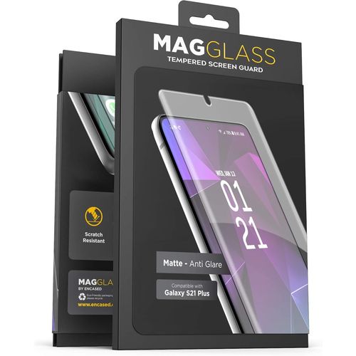 SJZG-Protection D'Écran En Verre Trempé Pour Samsung Galaxy S21 Plus - Finition Antireflet - Résistant Aux Rayures - Sans Bulles - Compatible Avec Les Coques - Ne Prend Pas En Charge Le