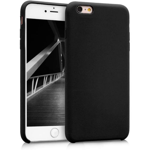 Housse Compatible Avec Apple Iphone 6 Plus / 6S Plus Coque - Housse De Téléphone Protection Souple En Tpu Silicone - Noir Mat[CAR787670]