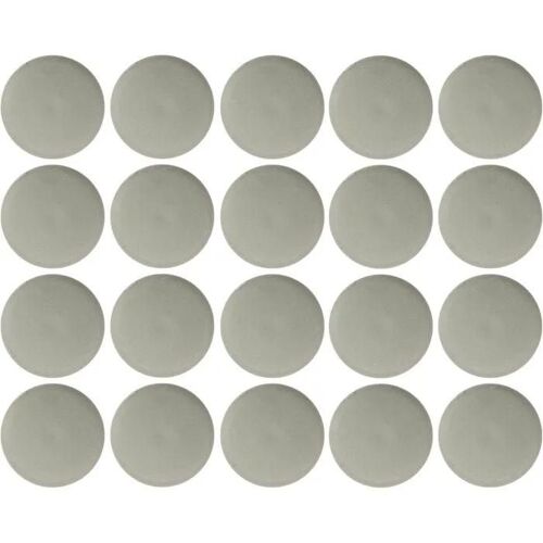cyclingcolors 20x cache vis capuchon torx T25 protection bouchon recouvrement meuble, gris 7035 (?edá 7035)