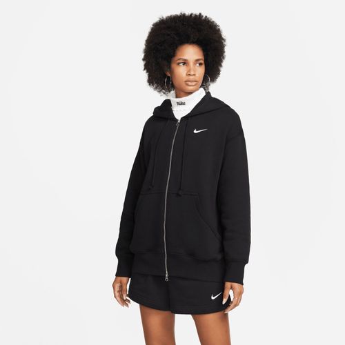 Sweat À Capuche Et Zip Oversize Nike Sportswear Phoenix Fleece Pour Femme - Noir
