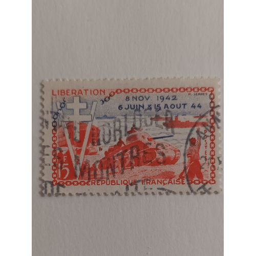 R19 - Oblitéré France N°983 - Année 1954 -" 10eme Anniversaire De La Liberation : Débarquements ".