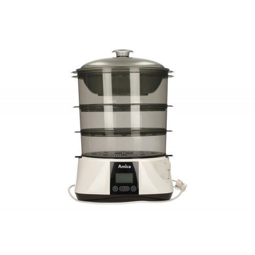 Amica PT 3011, 3 Nombre de paniers, Blanc, Dessus de table, LCD, 1,1 L, 1 m