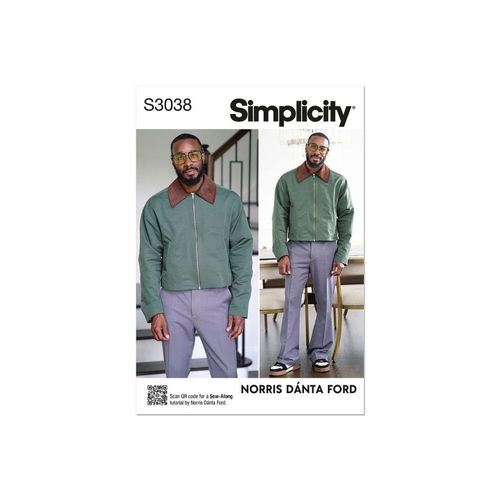 Patron 3038 Blouson Pour Hommes Par Norris Dánta Ford