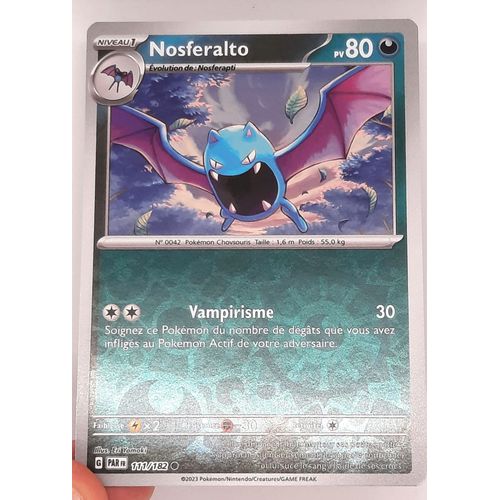 Nosferalto Reverse - Pokémon - Set Faille Paradoxe - 111/182 - Ev4 - Française