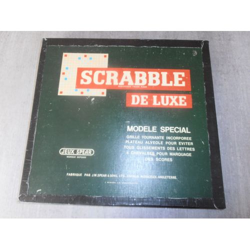 Jeu De Société Scrabble De Luxe Modèle Spécial (1984) - Spear's Games - Habourdin International Paris France
