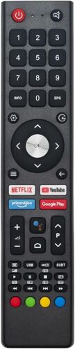 GCBLTV02ADBBT Télécommande de rechange pour TV Chiq U43H7A U50H7A U55H7A U43H7S U50H7S U55H7S