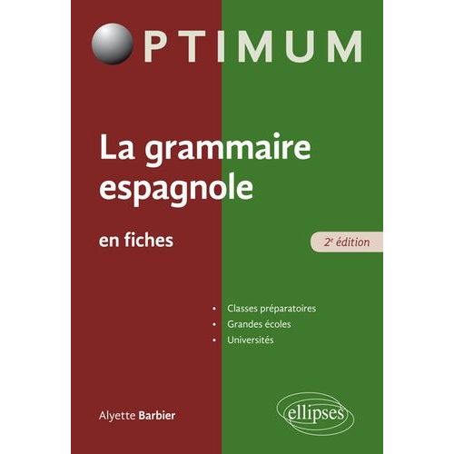 La Grammaire Espagnole En Fiches