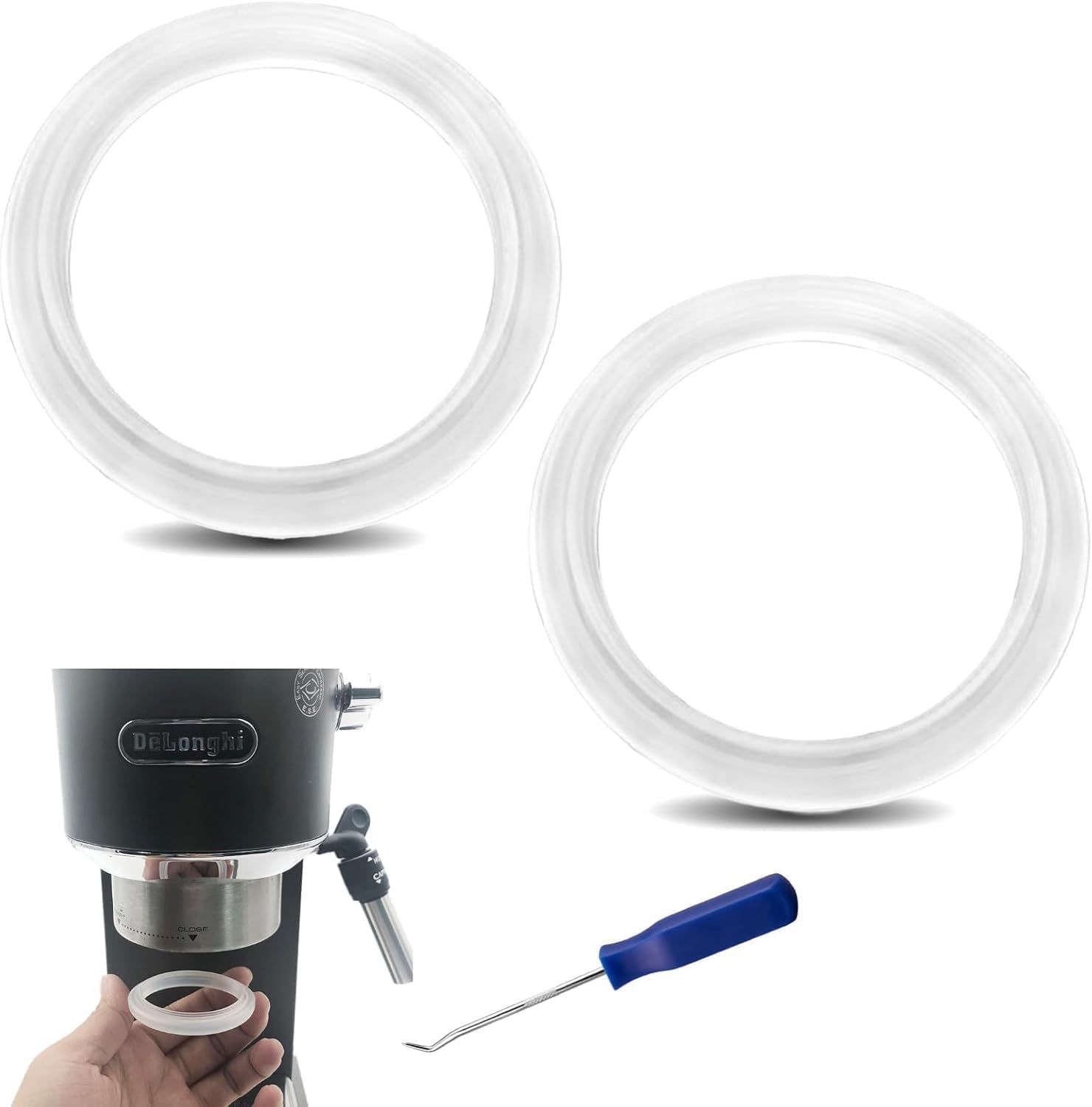 Joint De Couvercle Friteuse, Airfryer 536561 DELONGHI, SUPERCALOR - Electroménager