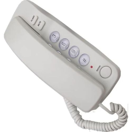 Support De Téléphone Compatible Interphone, Plastique, Adapté Au Bureau Et À La Maison, Compact Et Élégant, Blanc.