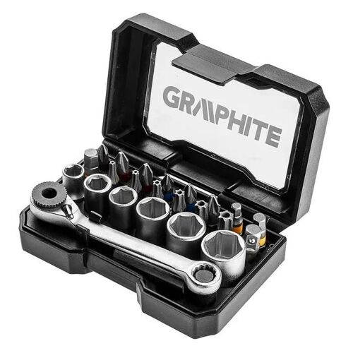 Clé à cliquet - GRAPHITE - 56H610 - Kit de base - Acier allié - Compact et léger
