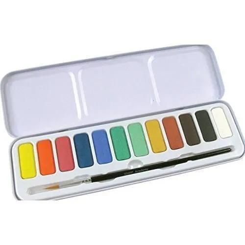 Derwent 12-Color Academy Aquarelle Pan Set - 2301955