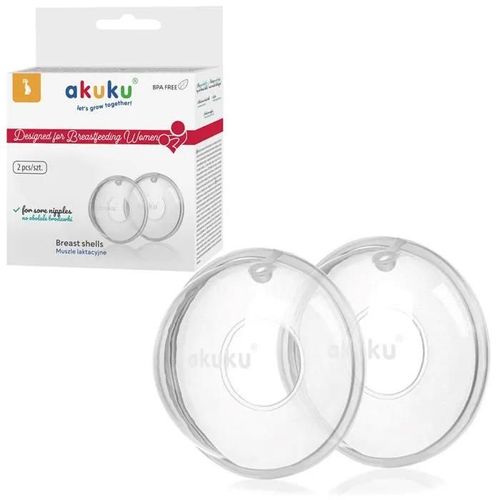 Coquilles Allaitement Akuku Transparentes 2 Pcs