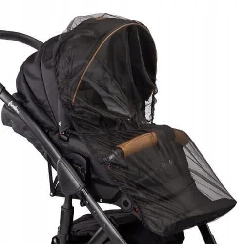 Caretero Moustiquaire Pour Poussette Universel Noir