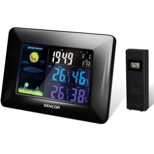 Station Météo - SENCOR - SWS 4250 - Température et Humidité - Symboles de Prévisions - Extérieur