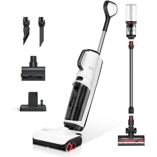 Dyad Pro Combo 5-En-1 Aspirateur Balais Laveur Sans Fil,Pour Eau Et Poussière 17000Pa Pour Tapis,Mini-Brosse Motorisée Et 2 Tête De Nettoyage,App & Nettoyage Intelligent