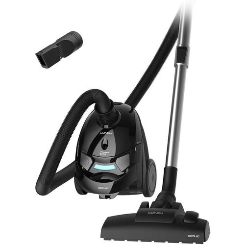 Aspirateur Traîneau Avec Sac Conga Powerbag 2000. 800W,16Kpa,Réservoir 2L,Filtre Haute Efficacité,Tube Télescopique Métallique,Accessoires Pour Meubles Et Recoins Inclus,Câble 4 M