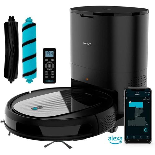 Robot Aspirateur Avec Base De Vidange Automatique Conga 2290 Ultra Home. Technologie Itech Smartgyro 4.0,2100 Pa,App Avec Carte,Alexa & Google Assistant