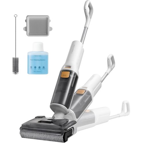 F25 Gt Aspirateur Laveur,Complete Nettoyeur De Sol 20 Kpa,Aspirateur Sans Fil Lavage À Chaud À 90 °C, Inclinable À 180°¿Nettoyage Deux Bords, Auto-Nettoyage À L'Eau Chaude Et Séchage.