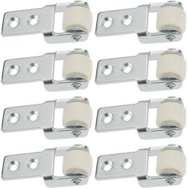 8pcs Sliding Door Rail Guide Wheel 15mm Diameter Sliding Door Guide Wheel For Sliding Door Cabinet Doors Dining Table Glass Door