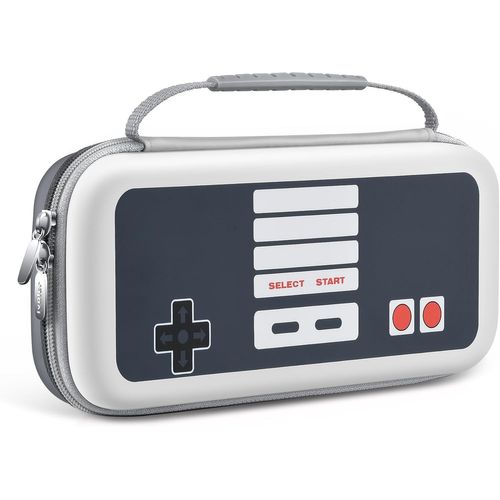 Etui pour Nintendo Switch 2 Model (2025), Housse Sacoche de Transport à Coque Rigide Anti Choc Pochette avec Espace, 12 Cartouche de Jeux - Blanc