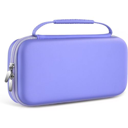 Etui pour Nintendo Switch 2 Model (2025), Housse Sacoche de Transport à Coque Rigide Anti Choc Pochette avec Espace, 12 Cartouche de Jeux - Blanc