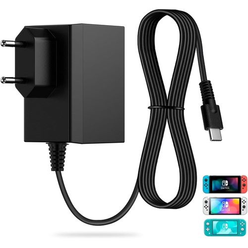 Charger for Switch 39W with 1.8m/5.9ft Cable for Nintendo Switch/Switch Lite/Switch OLED/Switch Dock/Switch Pro Controller,Unterstützt TV-Modus